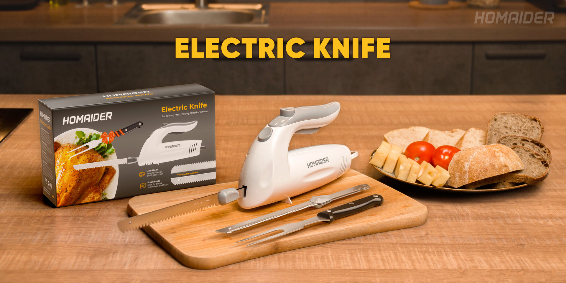 Load video: Video for the electric knife