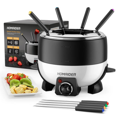 Homaider Electric Fondue Pot